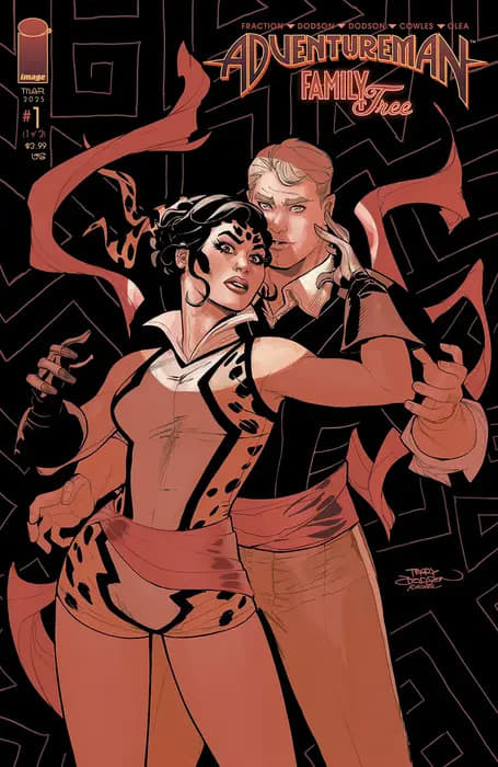 An interview with comics writer Matt Fraction and comic book artist Terry Dodson about their Image Comics series Adventureman Family Tree