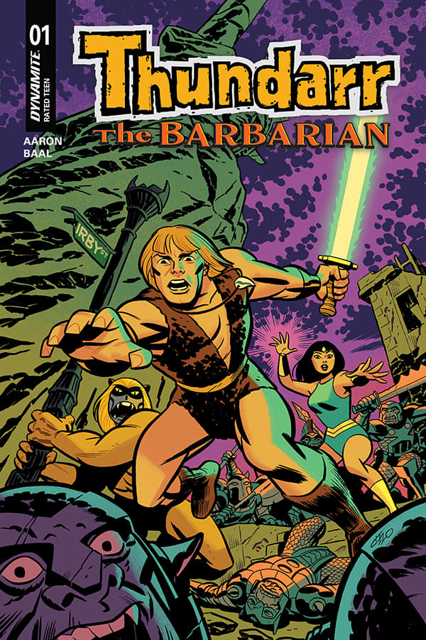 An interview with comics writer Jason Aaron about his Dynamite Comics series Thundarr the Barbarian