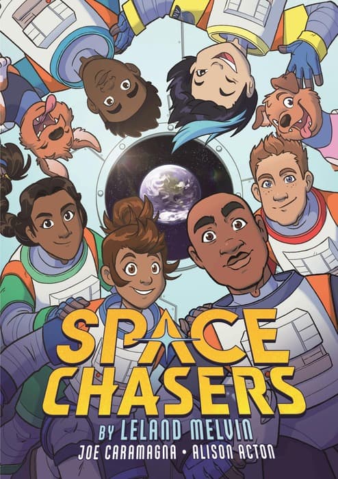 An interview with comics writer and letterer Joe Caramagna about co-writing the middle grade graphic novel Space chasers with astronaut Leland Melvin