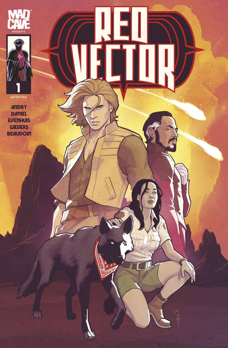 An interview with comics writer David Andry about his Mad Cave Studios project Red Vector