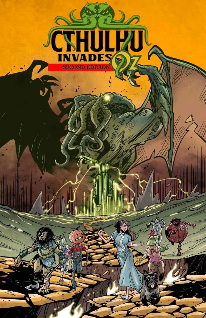 An interview with comics creator Travis Gibb of Orange Cone Productions about his Kickstarter project Cthulhu Invades Oz