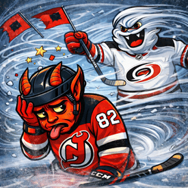 Devils Fall To Canes In A Night Of Mistakes