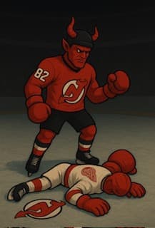 Devils Survive Dirty Wings