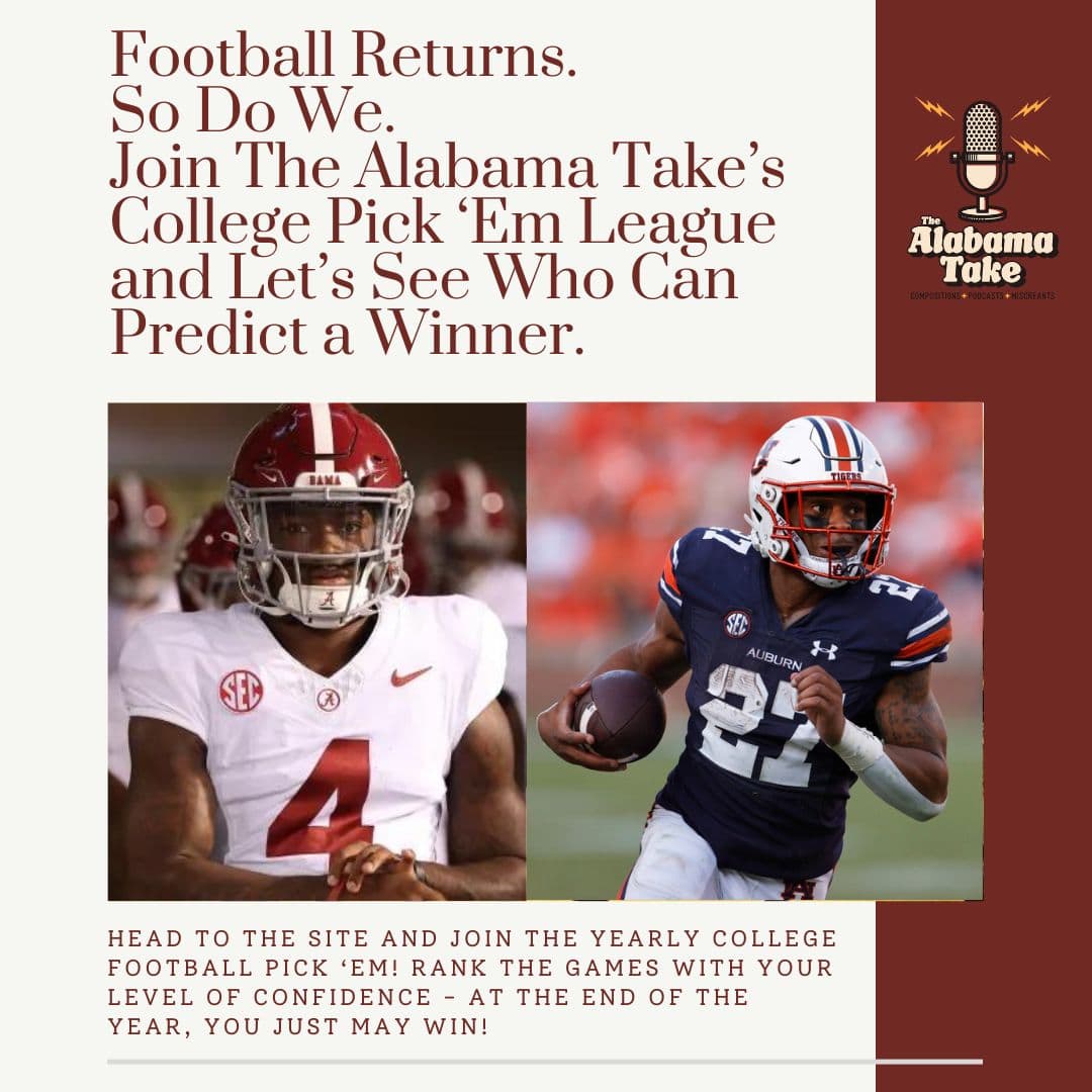 Join The Alabama Take's Annual College Pick 'Em League! 