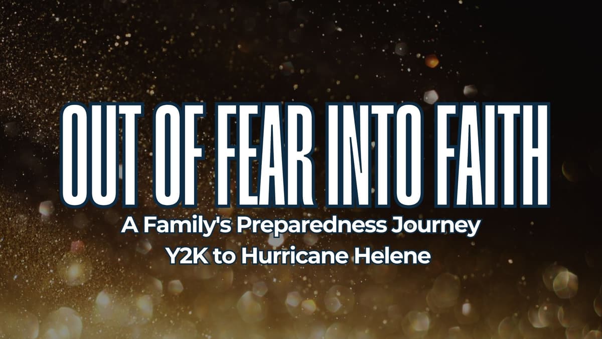 From Y2K Fear to Hurricane Helene: Real Preparedness and Family Communication Lessons