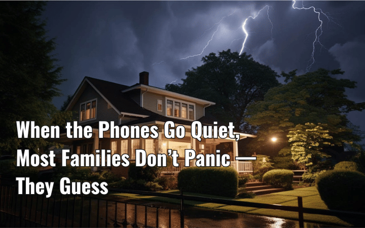 When the Phones Go Quiet, Most Families Don’t Panic — They Guess