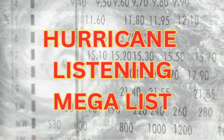 Hurricane Listening Radio Freq Megalist