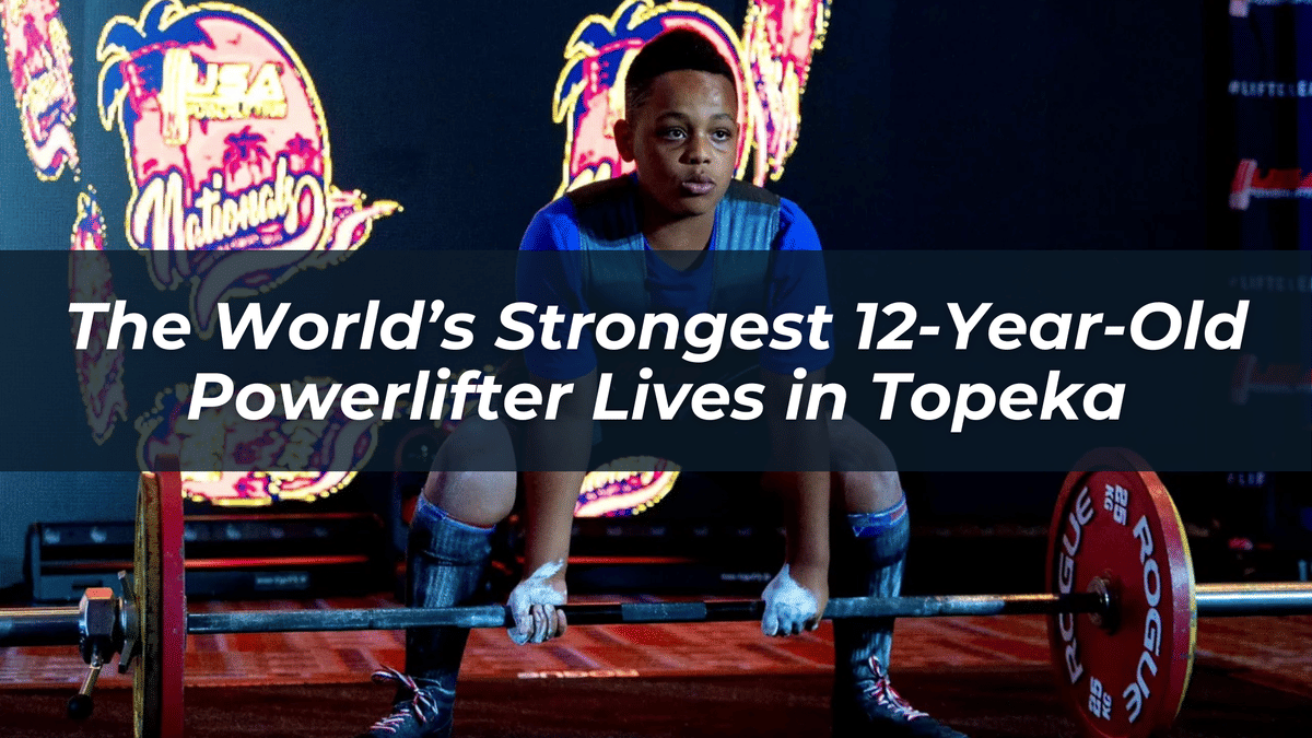 The World’s Strongest 12-Year-Old Powerlifter Lives In Topeka Kansas | Jackson Bo Jensen