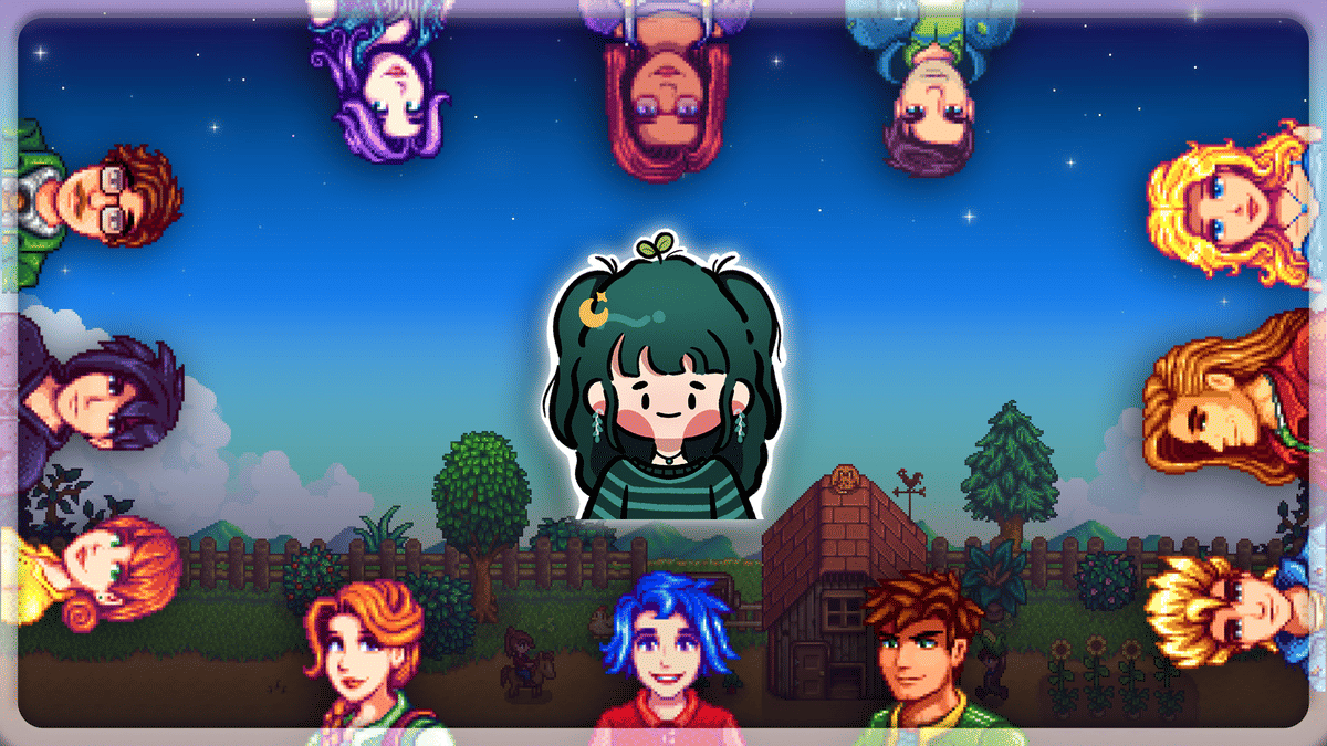 Stardew Valley NPC's and their drastically different backstories despite living in the same tiny village.