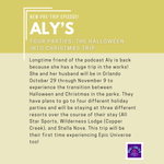 Pre-Trip Report: Aly’s Four Parties - The Halloween Into Christmas Trip (October/November 2025)