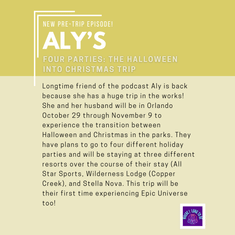 Pre-Trip Report: Aly’s Four Parties - The Halloween Into Christmas Trip (October/November 2025)