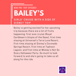 Pre-Trip Report: Bailey’s Girls’ Cruise With a Side of Disney Trip (October 2025)