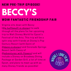 Pre-Trip Report: Beccy’s WDW Fantastic Friendship Fair (January 2024)