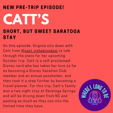 Pre-Trip Report: Catt’s Short, But Sweet Saratoga Stay (October 2023)