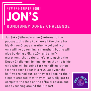 Pre-Trip Report: Jon’s runDisney Dopey Challenge (January 2025)