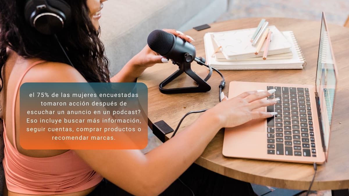 Por qué las mujeres están revolucionando el podcasting (y cómo tu marca personal puede aprovecharlo)