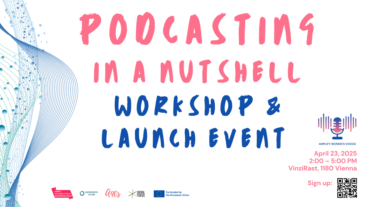 Podcasting in a nutshell! Workshop & Launch Event