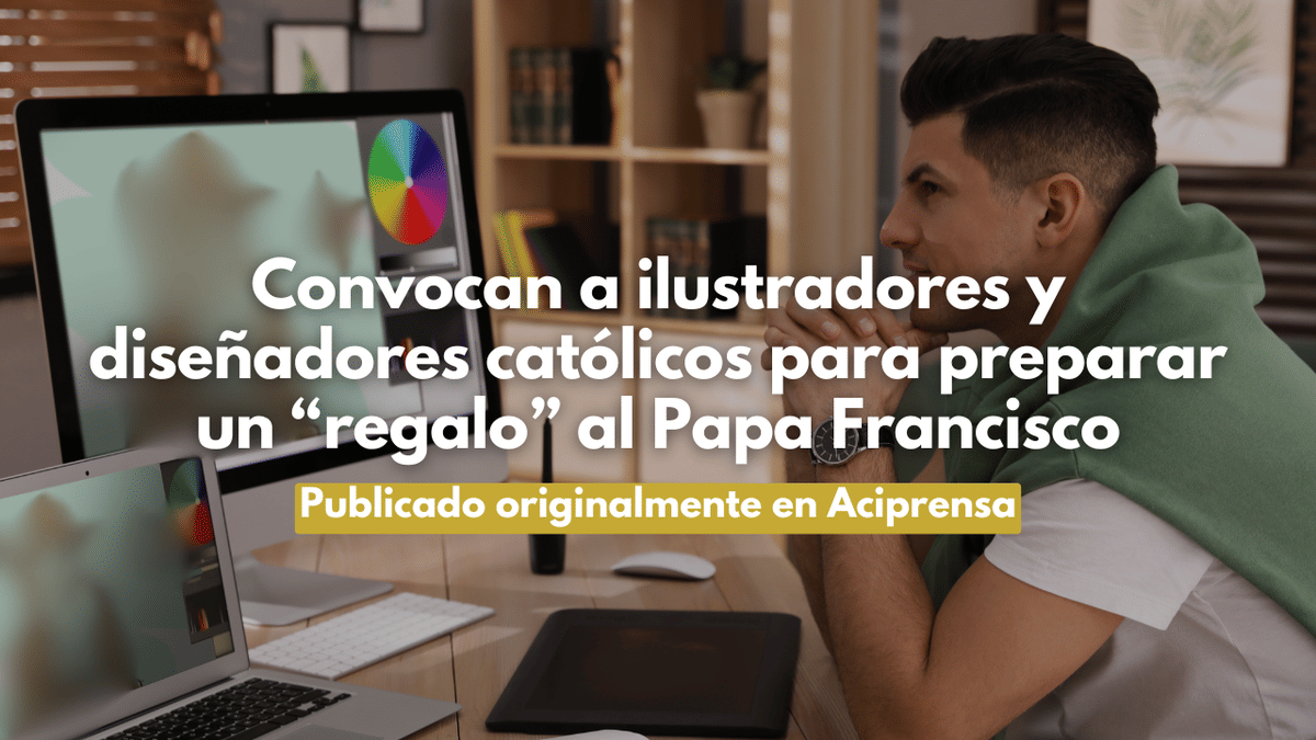 Convocan a ilustradores y diseñadores católicos para preparar un “regalo” al Papa Francisco