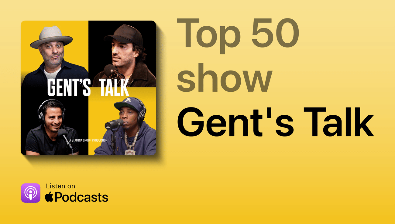 Gent's Talk Podcast makes Top 50 show on Apple Podcasts under Health & Fitness