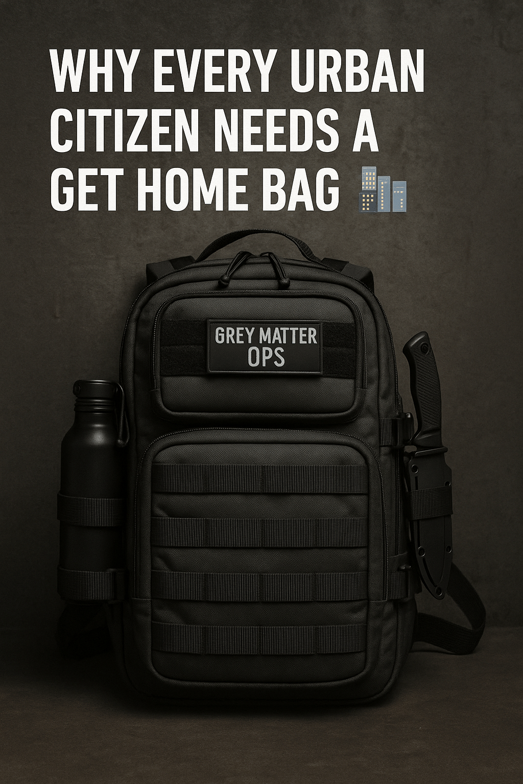🌆 Why Every Urban Citizen Needs a Get Home Bag (GHB)