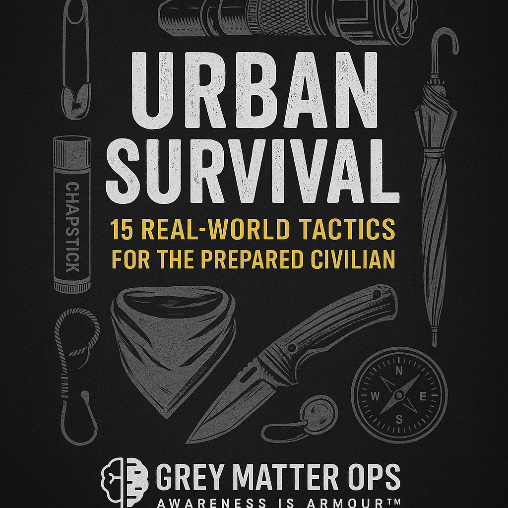 🧠 Urban Survival: 15 Real-World Tactics for the Prepared Civilian