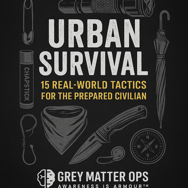 🧠 Urban Survival: 15 Real-World Tactics for the Prepared Civilian