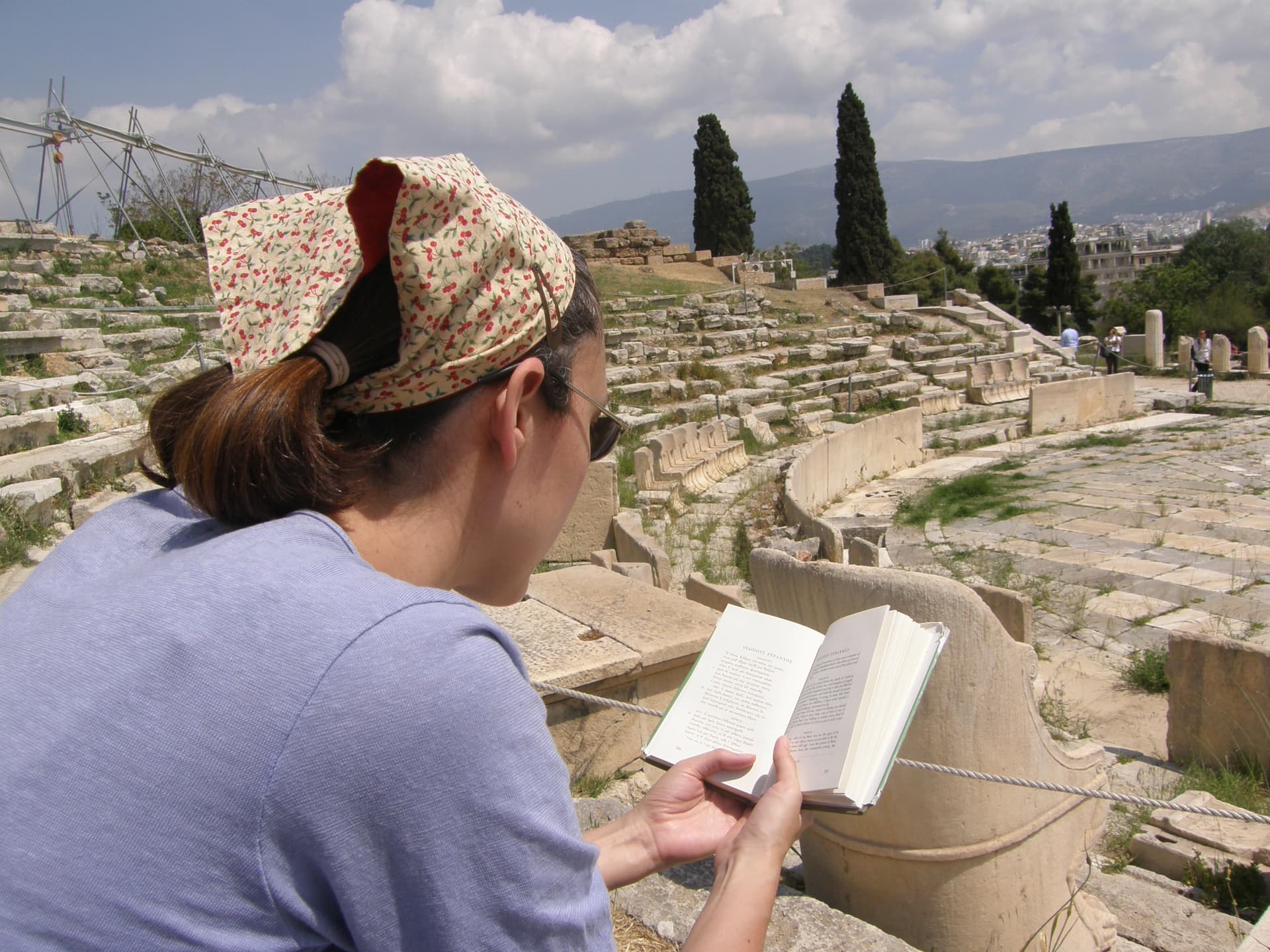 Reciting Greek in the Theater of Dionysus