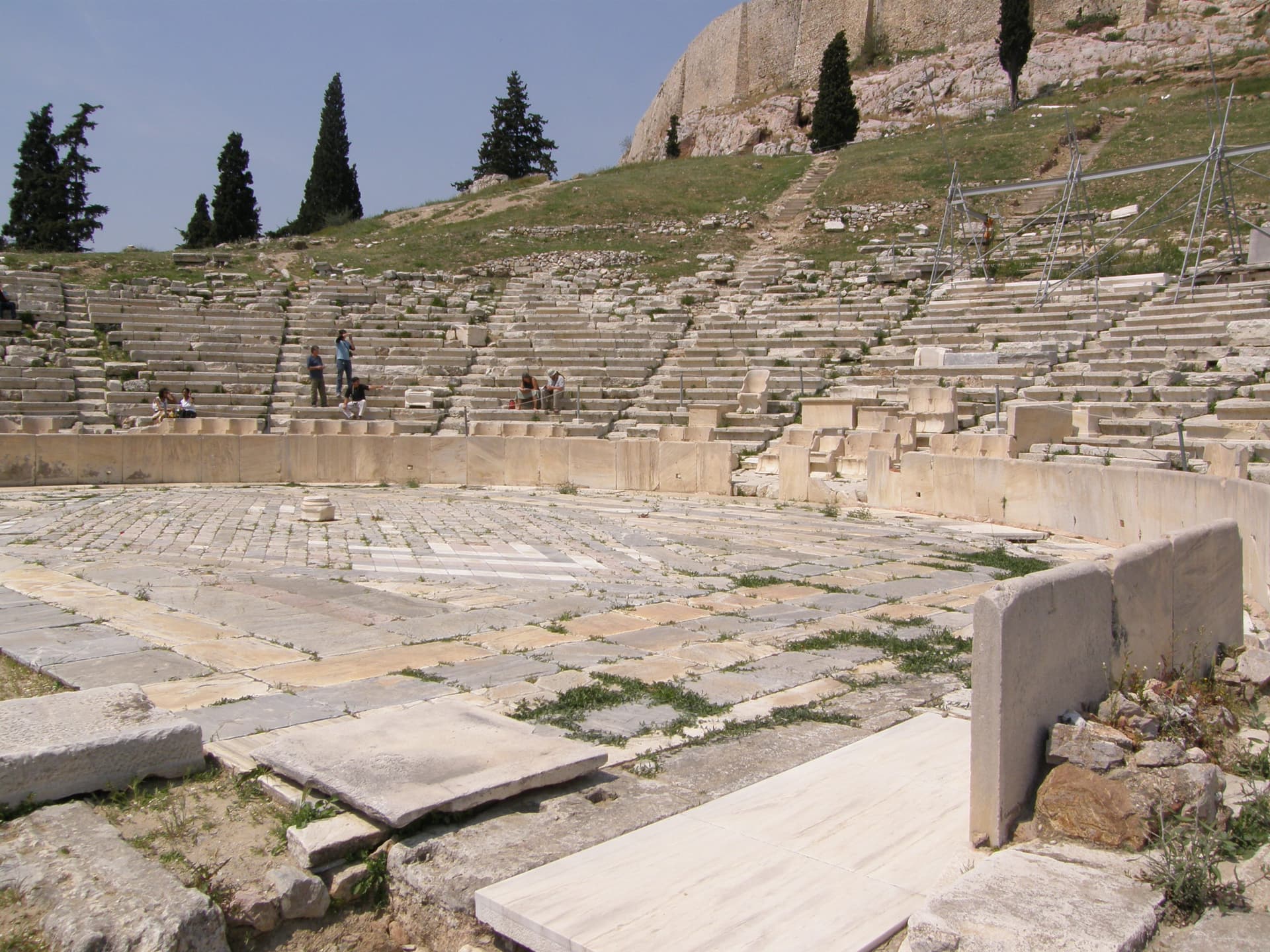 The Theater of Dionysus, view of the orchestra