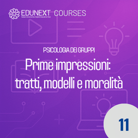 [11] Prime impressioni: tratti, modelli e moralità