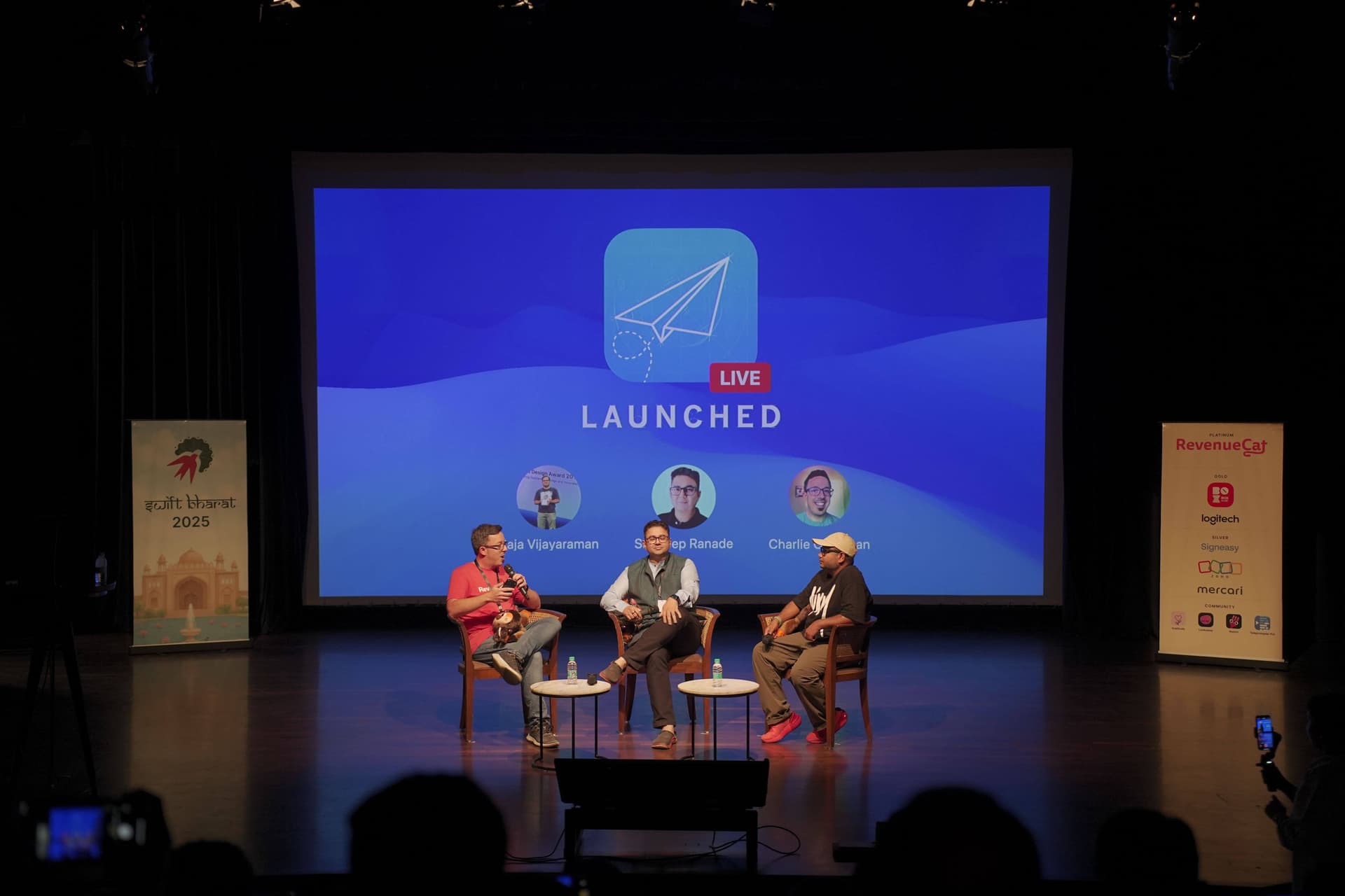 Launched was live at Swift Bharat in India in 2025