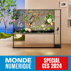 [CES 24]  Les télés transparentes en vedette au salon de Las Vegas