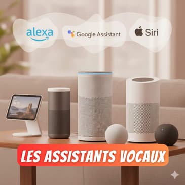 #05 Alexa, Google, Siri... Les Assistants vocaux intelligents
