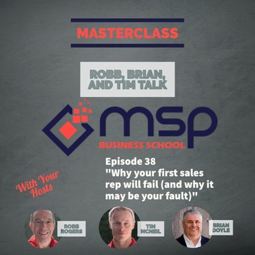 Masterclass "Why your first sales rep will fail (and why it may be your fault)"