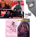 128: The Walking Dead #158; Nalibiter #25; Nowhere Men #11; Paper Girls #9; Revival #42