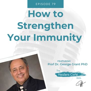 How to Strengthen Your Immunity with Prof Dr. George Grant PhD, on The Healers Café with Dr M (Manon Bolliger), ND