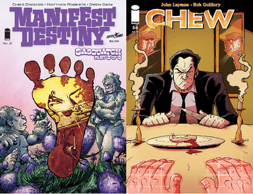 122: Manifest Destiny #21; CHEW #56