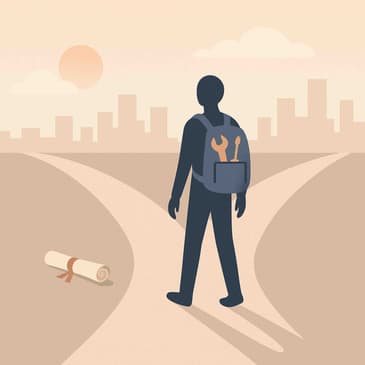 1863: College is a Story AND No Degree is the New Degree by Isaac Morehouse on Education and Innovation