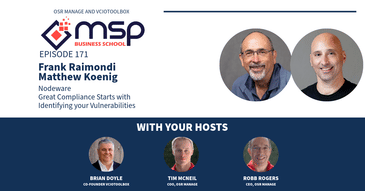 Frank Raimondi and Matt Koenig - Nodeware Great Compliance Starts with Identifying your Vulnerabilities