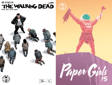 163: The Walking Dead #168; Paper Girls #15