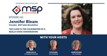 Jennifer Bleam, The close is the natural culmination of a really good conversation