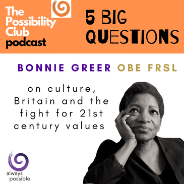 5 Big Questions: BONNIE GREER OBE FRSL