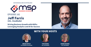 Jeff Farris, Driving Business Growth with MSPs: Leveraging Analytics and AI for Success