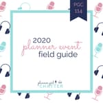 Our 2020 Planner Event Field Guide