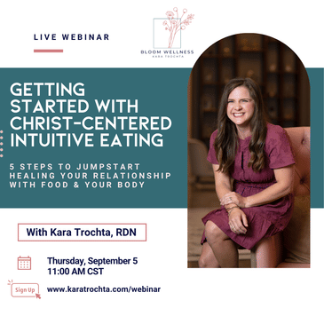 BONUS: Getting Started with Christ-Centered Intuitive Eating Webinar Replay