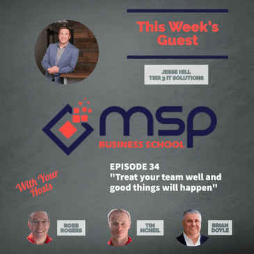 Jesse Hill, Tier 3 Solutions, "Treat your team well and good things will happen"