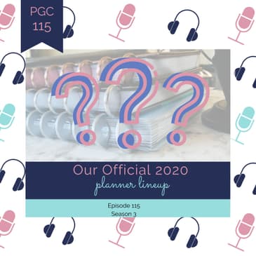 Our Official 2020 Planner Lineup