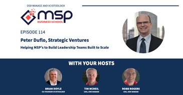 Peter Duflo, Strategic Ventures - Helping MSP's to Build Leadership Teams Built to Scale