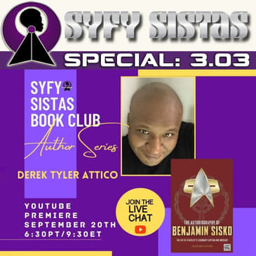 SyFy Sistas Book Club Author Series: Derek Tyler Attico