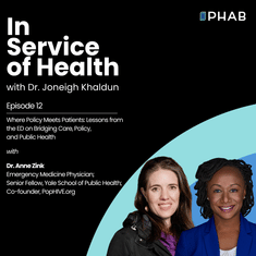 Episode 12 | Where Policy Meets Patients: Lessons from the ED on Bridging Care, Policy, and Public Health with Dr. Anne Zink