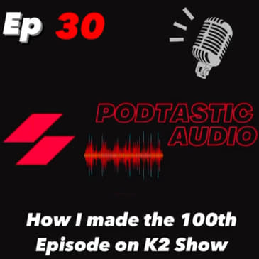 Ep. 30: How I made Ep 100 on The Kris and Kristine Show with 16 guests, music, promos, and ads... all in one take.